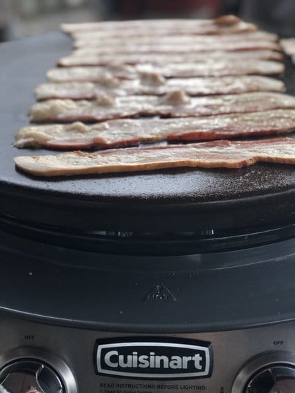 Bacon on the Cuisinart Griddle