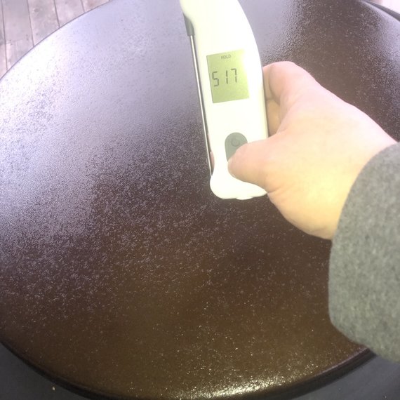 Surface Temperature of Griddle