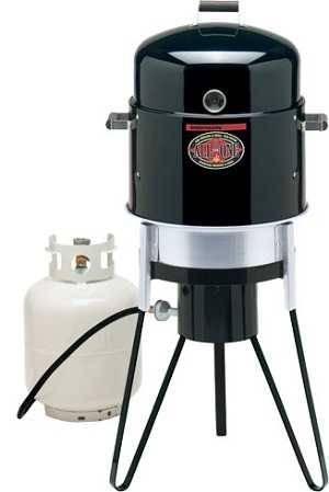 Brinkmann All In One Gas Charcoal Smoker Grill Fryer Review