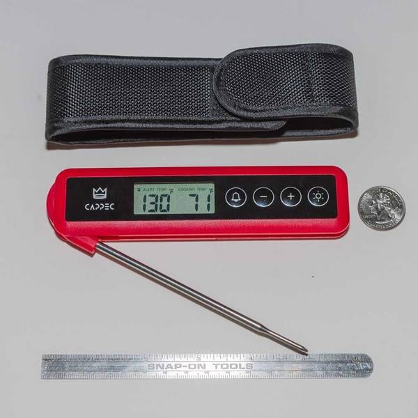 Cappec Kitchen Thermometer with Sound Alert for Oven BBQ Smoker Grill