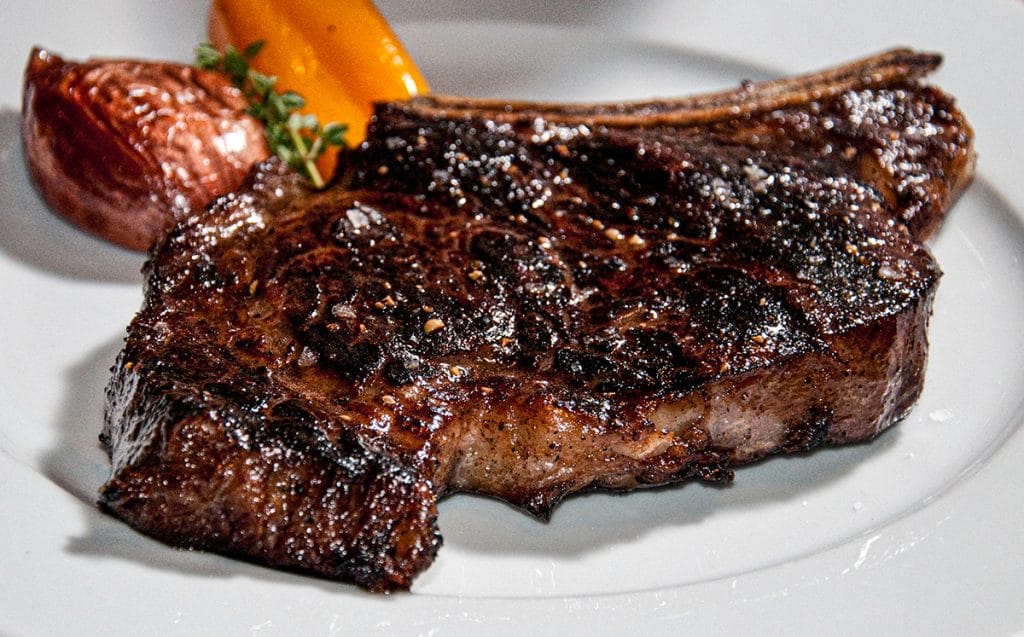 perfectly seared steak