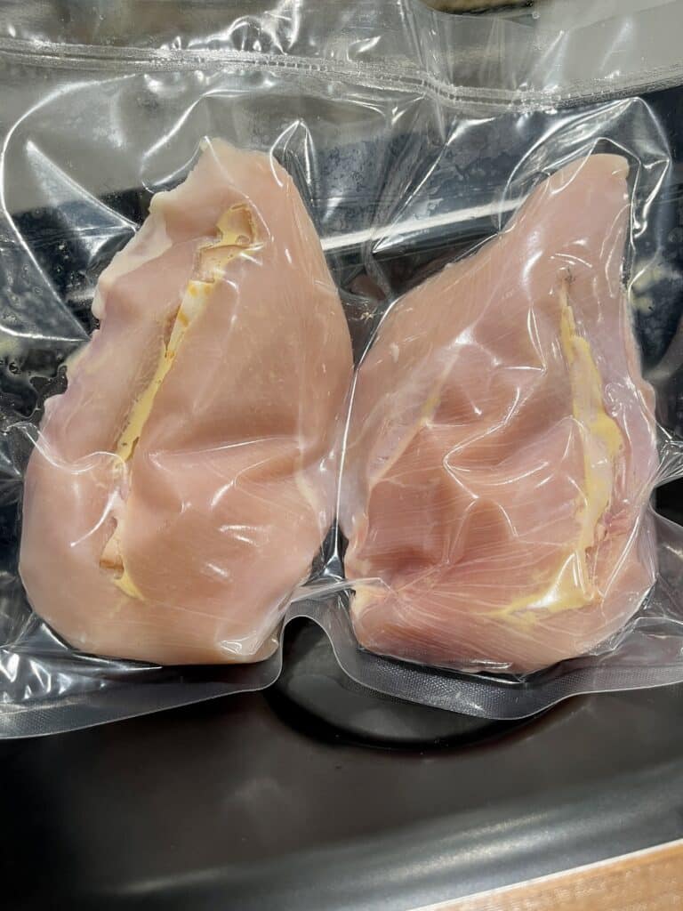 vacusealed chicken breasts