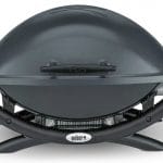 Weber electric grill front view