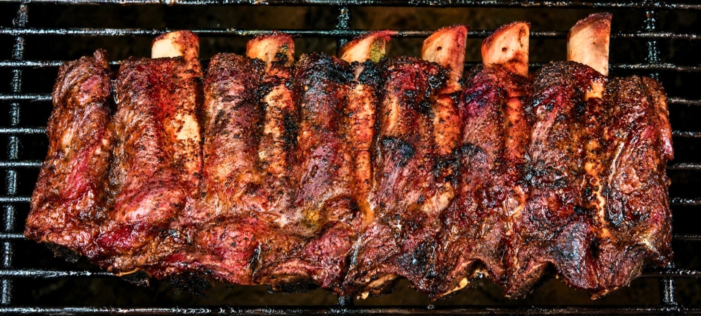 Smoked beef back ribs.