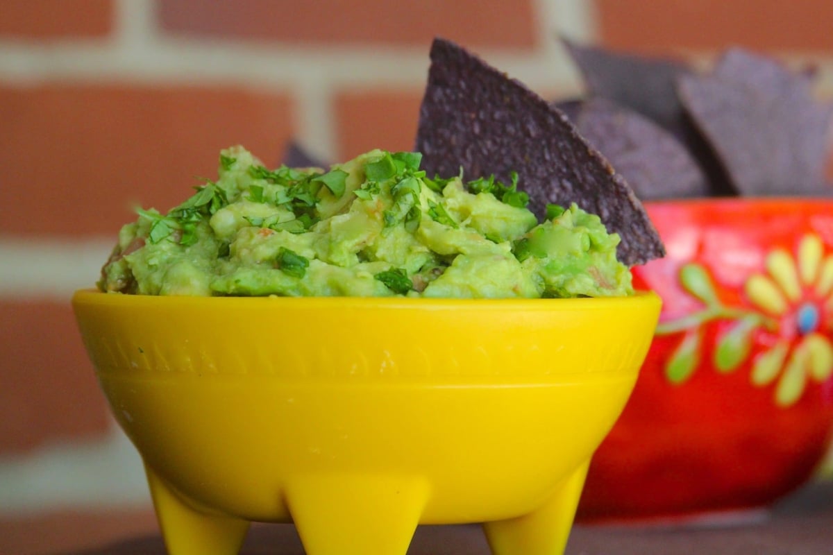 Grilled guacamole