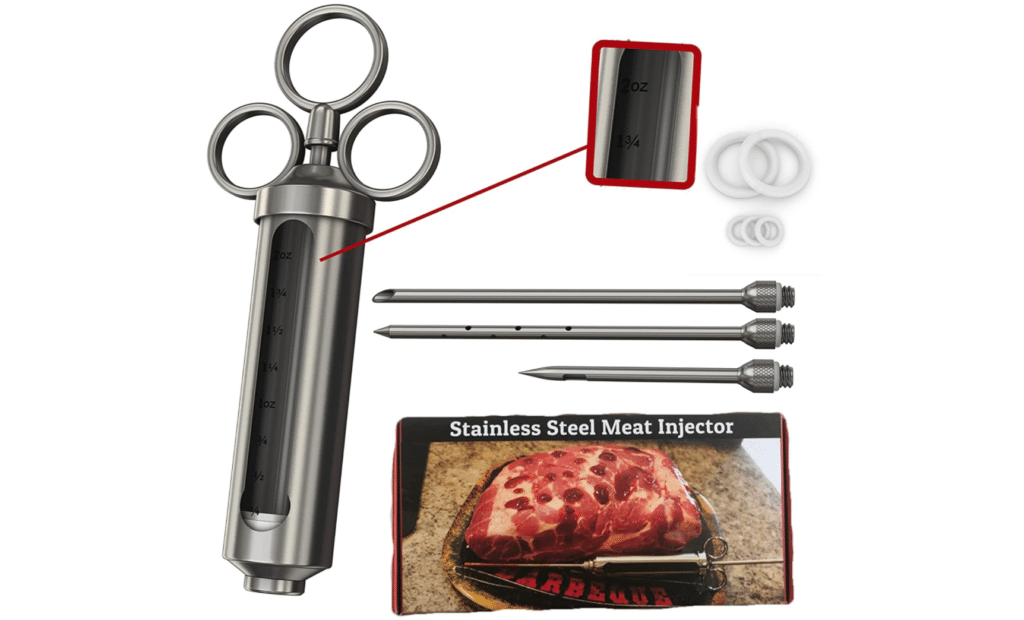 stainless steel meat injector