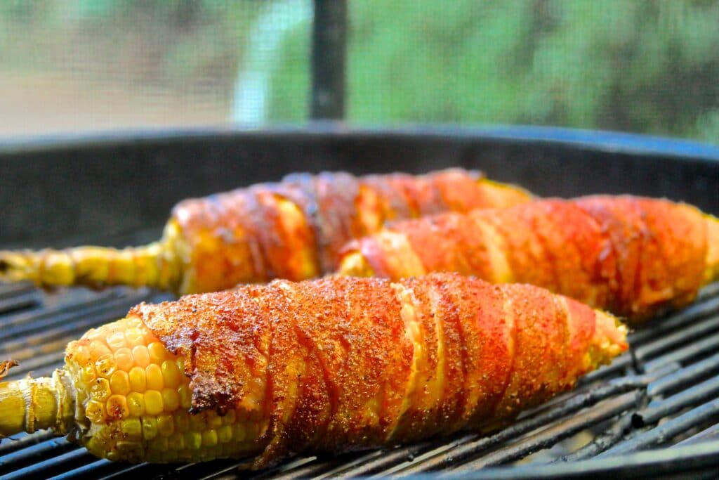bacon wrapped corn