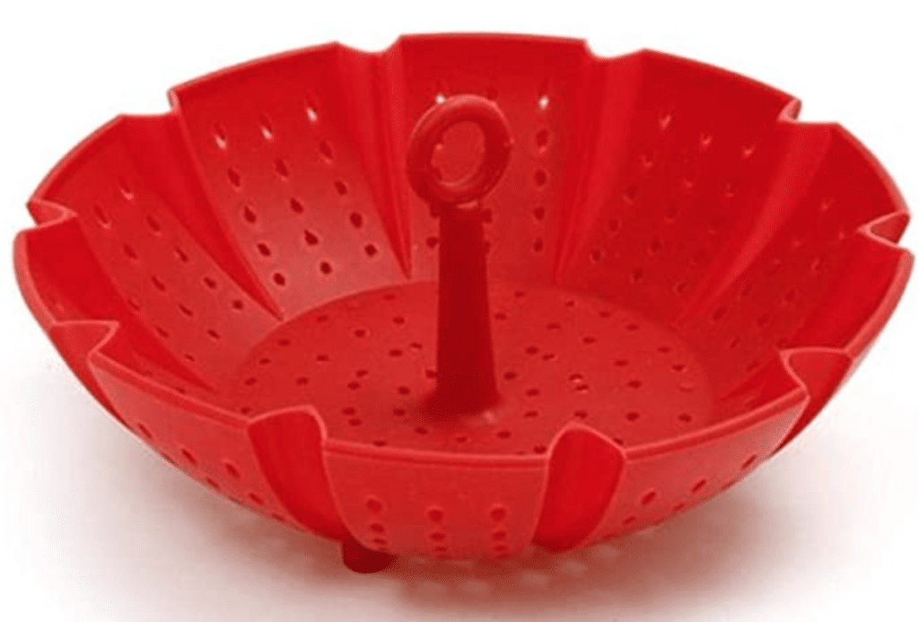 A Silicone Steamer Basket Cleans Easier Than a Metal One