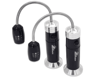 Two magnetic grill lights.