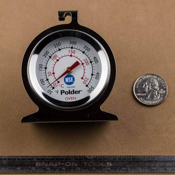 Polder THM-550N Oven Thermometer, Stainless Steel