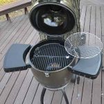 broil king keg with lid up