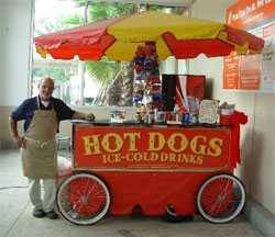 Chef Arthur's hot dog stand