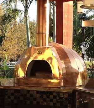 copper pizza oven