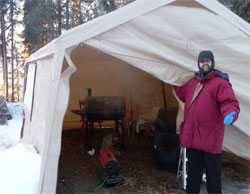 tent barbecue