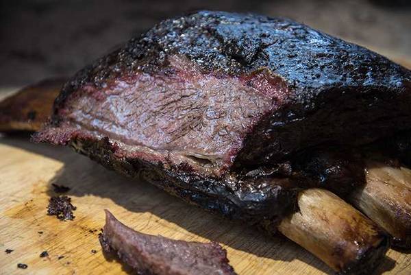 Smoked Texas beef rib