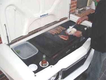 grill under the hood