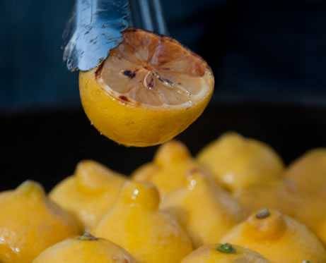 Grilled lemons