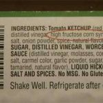 ingredient label