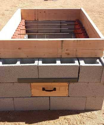 Cinder block bbq outlet pits