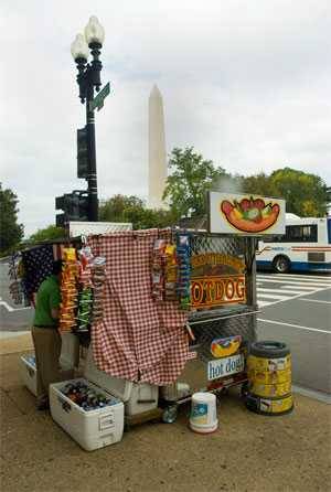 Hot Dog Stand in DC