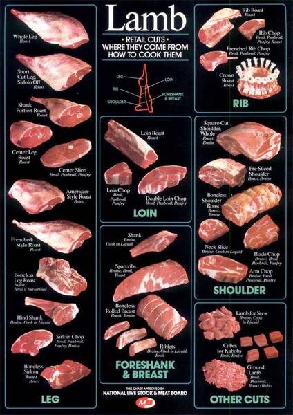 Lamb Cuts And Grades