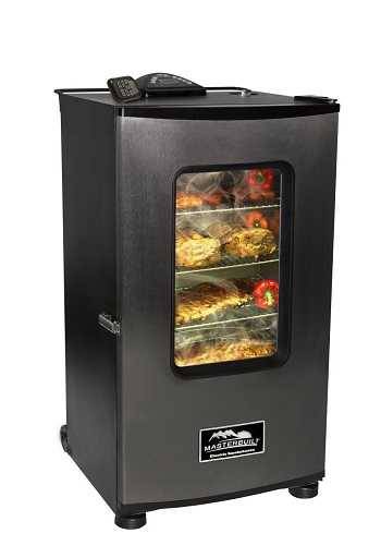 Masterbuilt Outdoor Barbecue 30 Digital Electric BBQ Meat Smoker Grill,  Black 