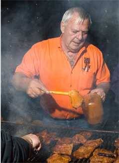 Mike "The Legend" Mills cooking