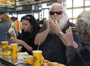 hot dog eaters on coney island