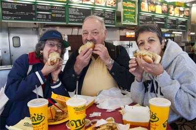 Nathan's Hot Dogs interior