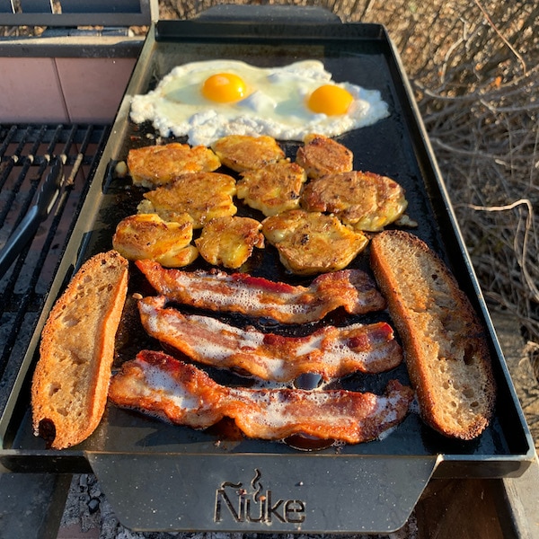 Delta breakfast on the griddle