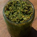 Pesto in a jar