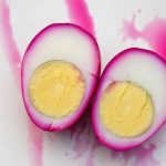 colorful pickled eggs
