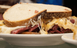Rueben sandwich