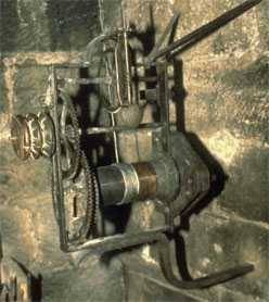 13th century clockwork rotisserie mechanism