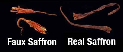 Faux and Real Saffron
