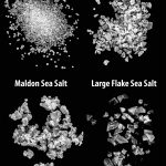 different salt grains