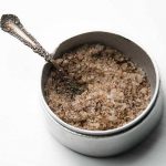 Seasoned salt in a bowl