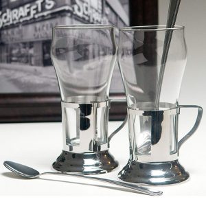 schraffts luncheonette glasses