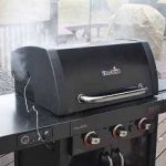 smoke burning from grill