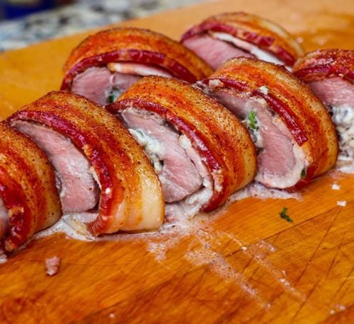 Bacon Wrapped Venison Backstrap - Kosmos Q BBQ Products & Supplies