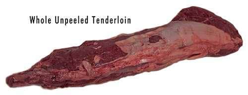 Whole beef tenderloin