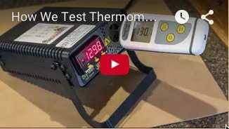 Link to a video on how we test thermometers