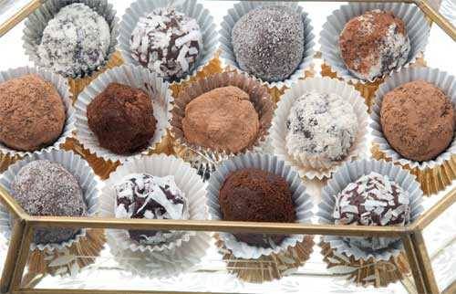 chocolate truffles