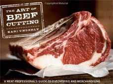 cover of the art of beef cutting