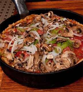 uno's chicago style deep dish pan pizza whole