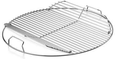 chrome wire hinged cooking grate for the weber grill