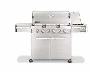 Weber summit s620 gas grill front view