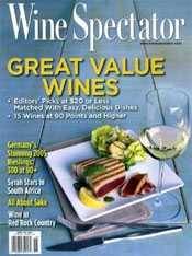 cover of wine spectator