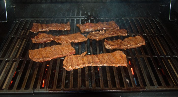 Char-Griller Flavor Pro grilled skirt steak