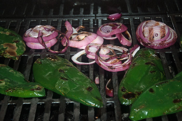 Char-Griller Flavor Pro grilled veggies